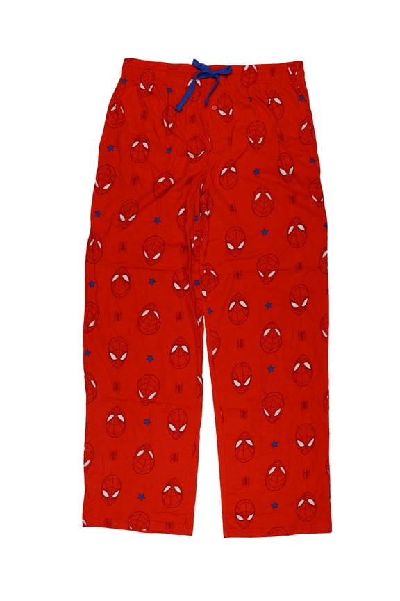 Marvel Spider-Man Pajamas Men's Monochromatic Allover Design Lounge Sleep Pants