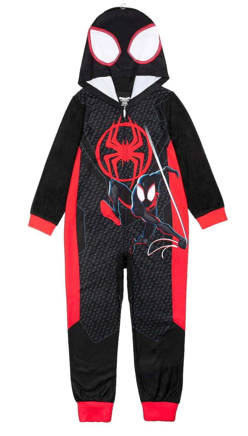 Marvel SpiderMan Pajamas for Boys Little Boys' & Big Boys' Hooded