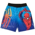 thumbnail image 1 of Marvel Spider-Man Peter Parker Boys Swim Trunks - Bathing Suit Swim Shorts for Kids and Toddlers (Size 4-7), 1 of 4