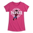 thumbnail image 1 of Marvel Spider-Man - Peter Parker - Toddler And Youth Girls Fitted Short Sleeve Graphic T-Shirt, 1 of 4