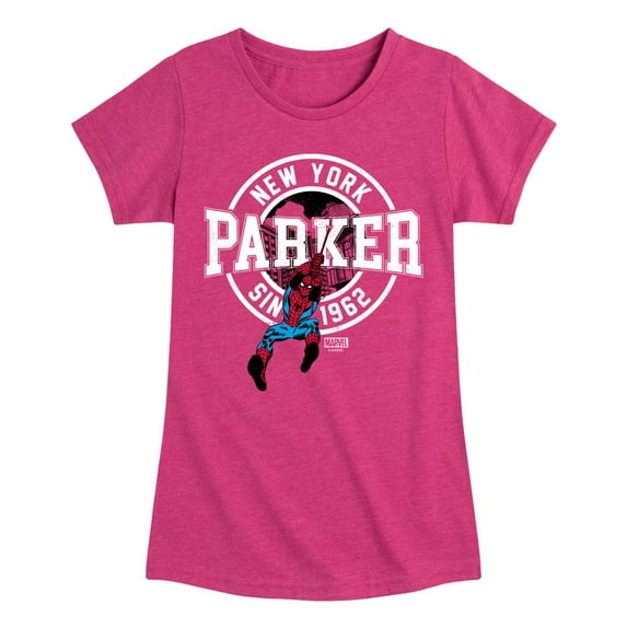 Marvel Spider-Man - Peter Parker - Toddler And Youth Girls Fitted Short Sleeve Graphic T-Shirt