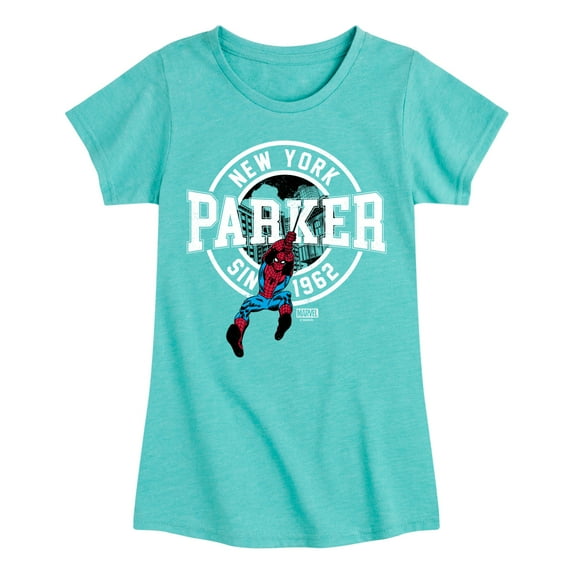 Marvel Spider-Man - Peter Parker - Toddler And Youth Girls Fitted Short Sleeve Graphic T-Shirt