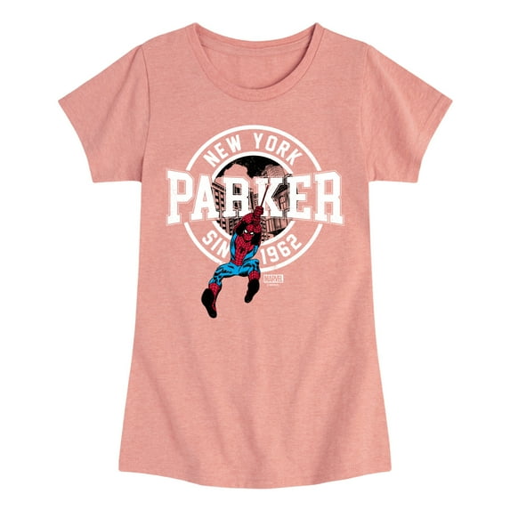 Marvel Spider-Man - Peter Parker - Toddler And Youth Girls Fitted Short Sleeve Graphic T-Shirt