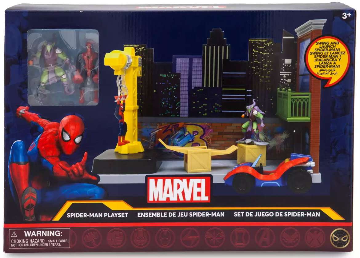 Marvel Spider-Man Playset (Swing & Launch!) - Walmart.com