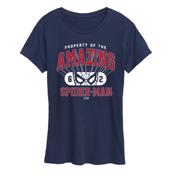 Marvel Spider-Man - Property Of Spider Man - Ladies Short Sleeve Graphic T-Shirt