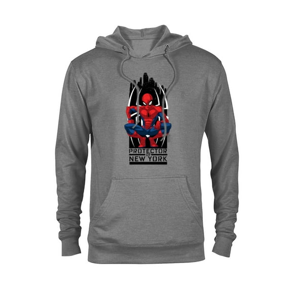 Marvel Spider-Man Protector of New York - Pullover Hoodie for Adults - Customized-Athletic Heather