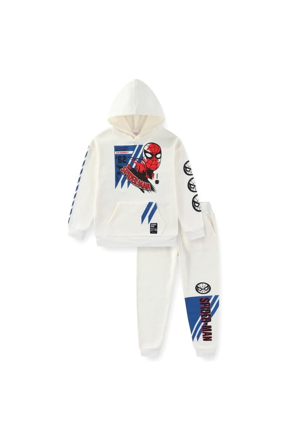 Spider-Man Pullover Hoodie and Pant Set (Boys), 2 Piece Set, Sizes 8-16