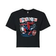 thumbnail image 1 of Marvel Spider-Man - Punk Poster Style - Juniors Cropped Graphic T-Shirt, 1 of 5