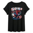 thumbnail image 1 of Marvel Spider-Man - Punk Poster Style - Women's Oversized Graphic T-Shirt, 1 of 5