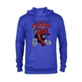 thumbnail image 1 of Marvel Spider-Man Retro Comic - Pullover Hoodie for Adults -Customized-Royal Heather, 1 of 5