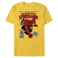 thumbnail image 1 of Marvel Spider-Man Retro Comic - Short Sleeve Blended T-Shirt for Adults -Customized-Yellow, 1 of 5