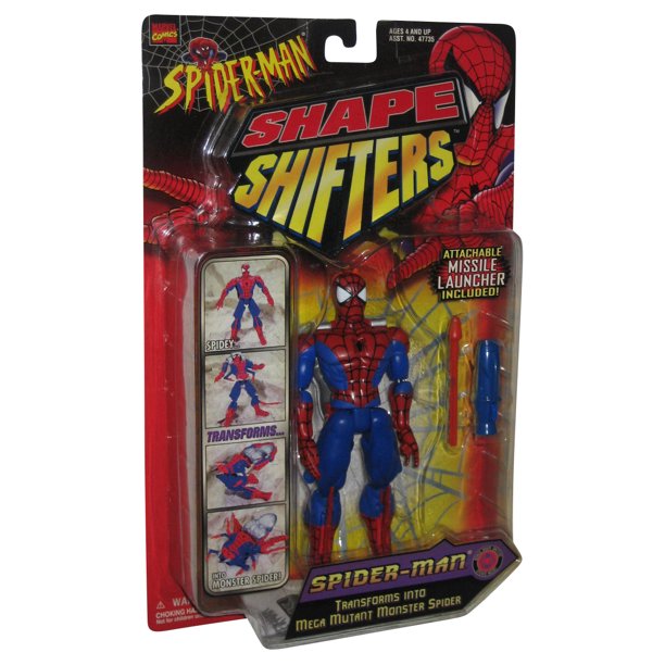 Marvel Spider-Man Shape Shifters (1998) Toy Biz Figure - (Transformers ...