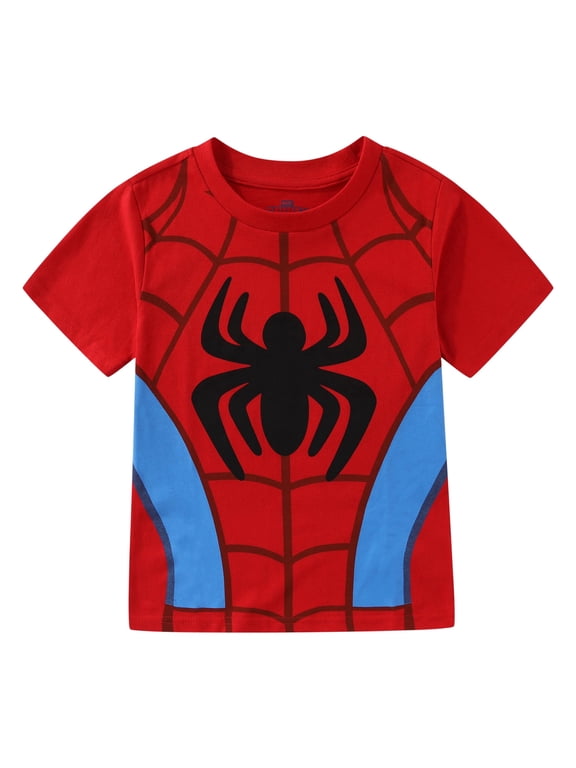 Spider-Man Short Sleeve T-Shirt (Boys), Sizes 3T-7