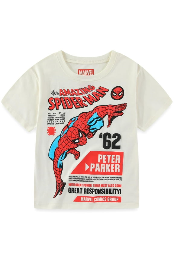 Spider-Man Short Sleeve T-Shirt (Boys), Sizes 4-12
