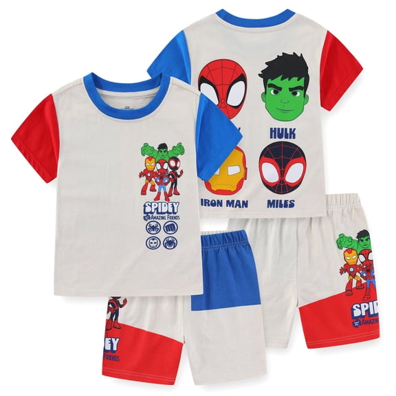 Marvel Spider-Man Short Sleeve T-Shirt and Short Set (Boys), 2 Piece Set, Sizes 2T-7