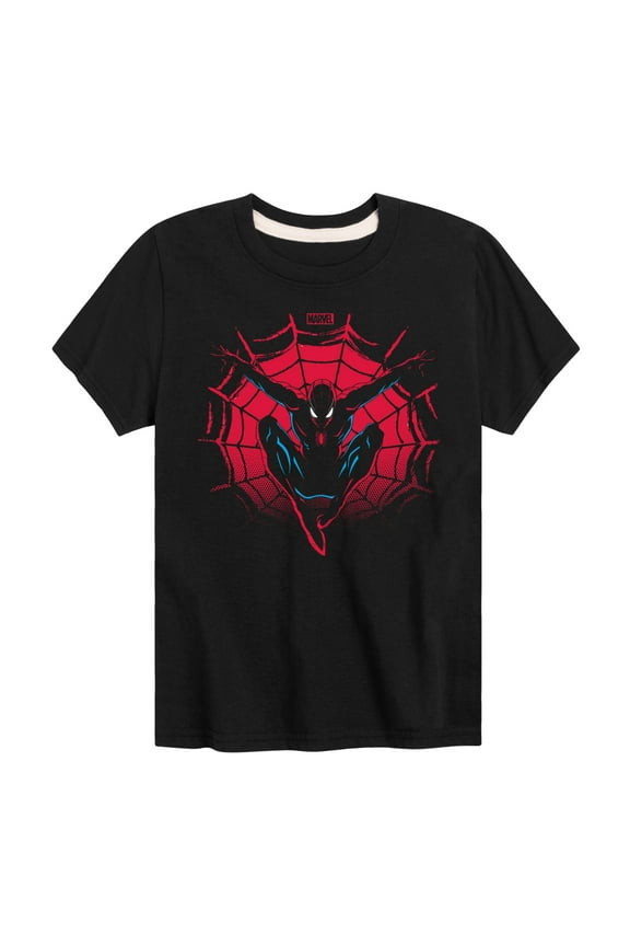 Spider-Man - Silhouette - Toddler And Youth Short Sleeve Graphic T-Shirt