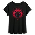thumbnail image 1 of Marvel Spider-Man - Silhouette - Women's Oversized Graphic T-Shirt, 1 of 5