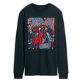 thumbnail image 1 of Marvel - Spider-Man Sketchy Doodles - Men's Long Sleeve Graphic T-Shirt, 1 of 4