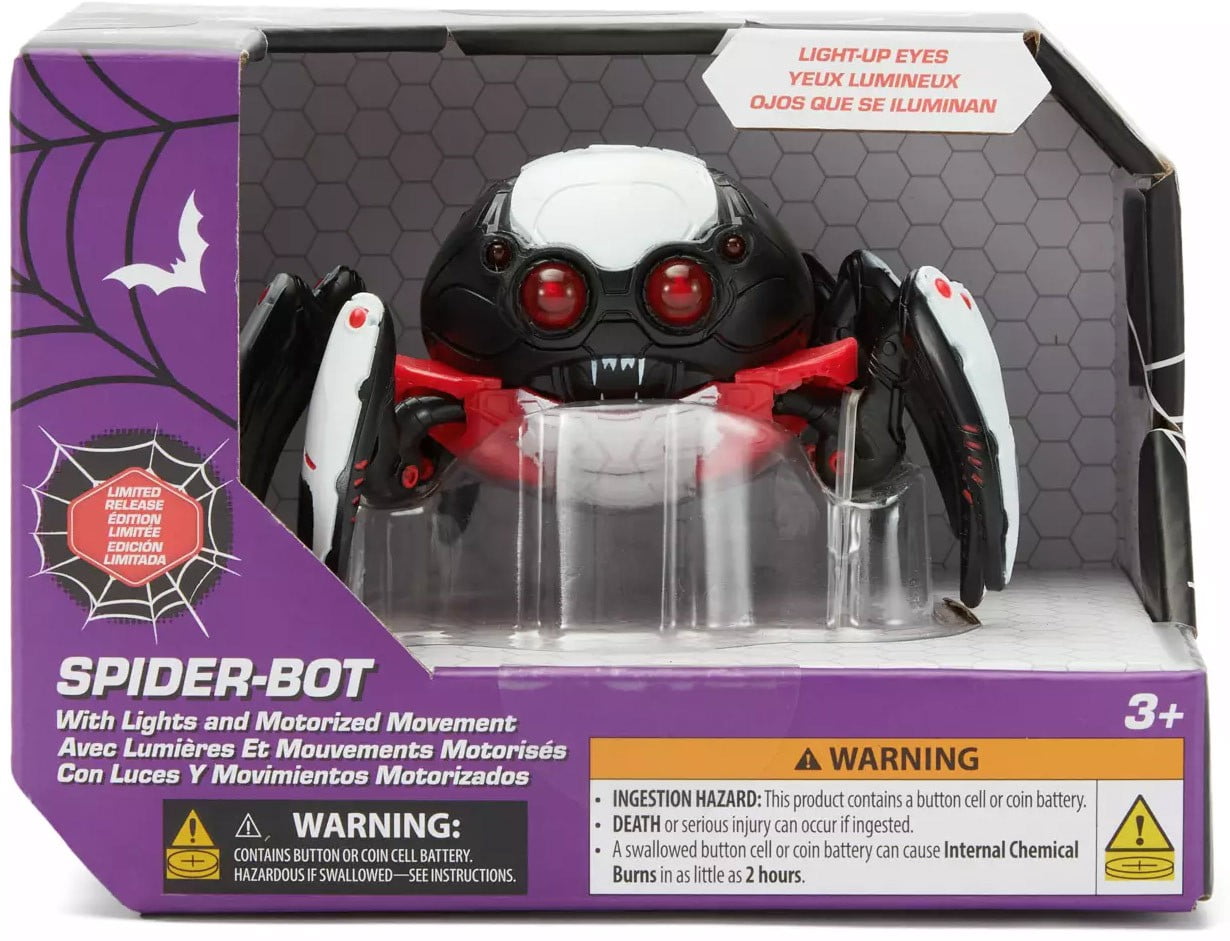 Marvel Spider-Man Spider-Bot with Lights & Motorized Movement 