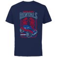 thumbnail image 1 of Marvel Spider-Man Spider-Buggy Rentals Neon Lights - Short Sleeve Cotton T-Shirt for Adults - Customized-Navy, 1 of 5