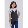 thumbnail image 1 of Marvel Spider-Verse Little Girls' Cosplay Short Sleeve T-Shirt White Ghost Spider, 1 of 5