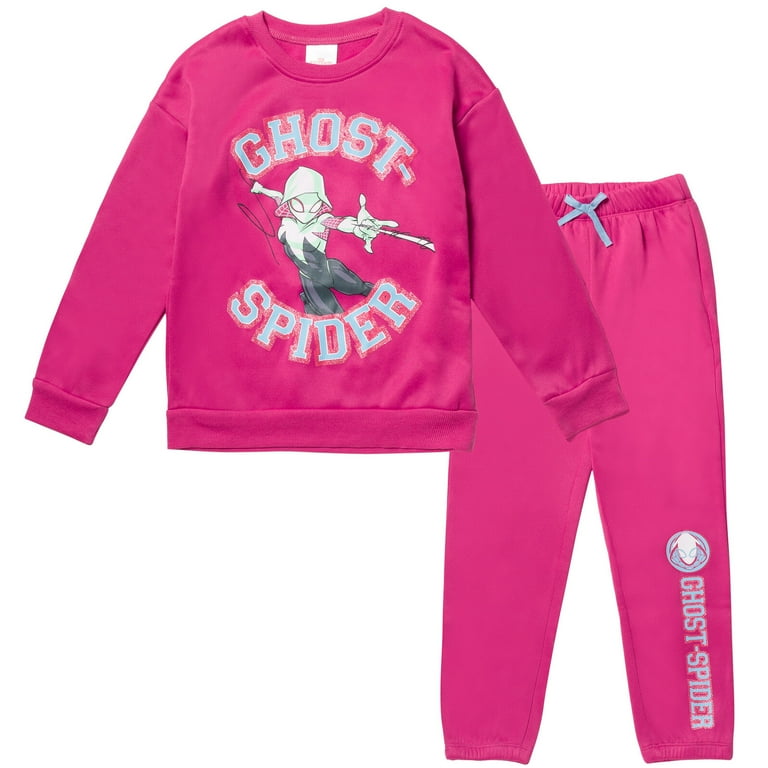Marvel Spider-Man Spider-Gwen Outfit: Little Girls Fleece