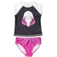 Marvel SpiderMan SpiderGwen Ghost Spider Toddler Girls Rash Guard and