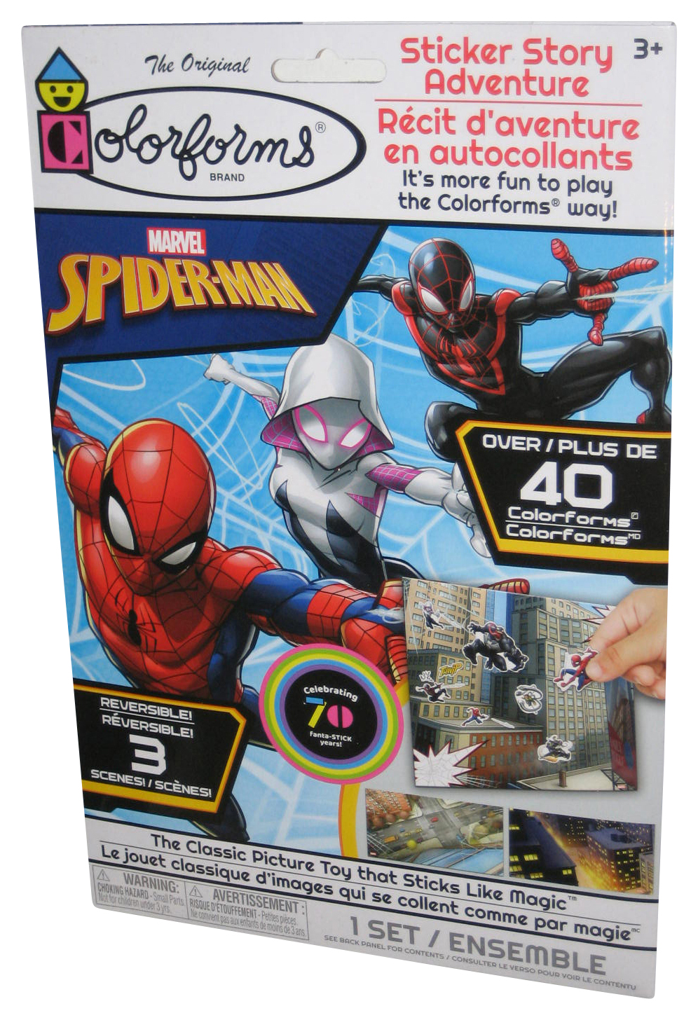Marvel Spider-Man Spider-Gwen & Miles Morales (2023) Colorforms Sticker Set - Walmart.com