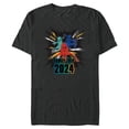 thumbnail image 1 of Marvel Spider-Man Spider-Gwen Miles Morales Family Trip 2024 - Short Sleeve Blended T-Shirt for Adults - Customized-Dark Heather, 1 of 5