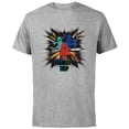 thumbnail image 1 of Marvel Spider-Man Spider-Gwen Miles Morales Family Trip - Short Sleeve Cotton T-Shirt for Adults - Customized-Athletic Heather, 1 of 5