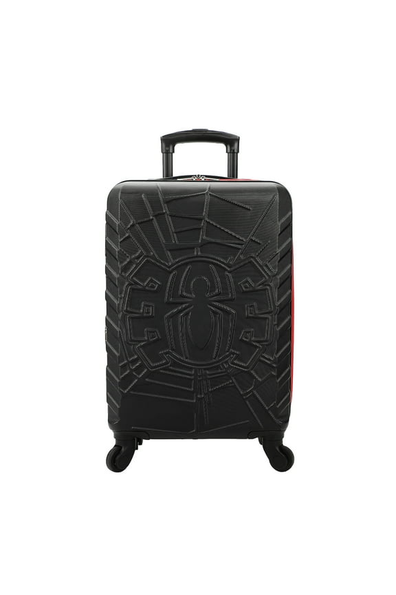 Marvel Spider-Man Spider Logo Black 22" 4-Wheel Rolling Luggage