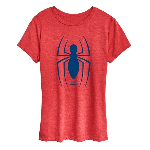 Marvel Spider-Man - Spider Logo - Ladies Short Sleeve Graphic T-Shirt