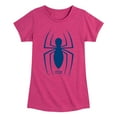 thumbnail image 1 of Marvel Spider-Man - Spider Logo - Toddler And Youth Girls Fitted Short Sleeve Graphic T-Shirt, 1 of 4