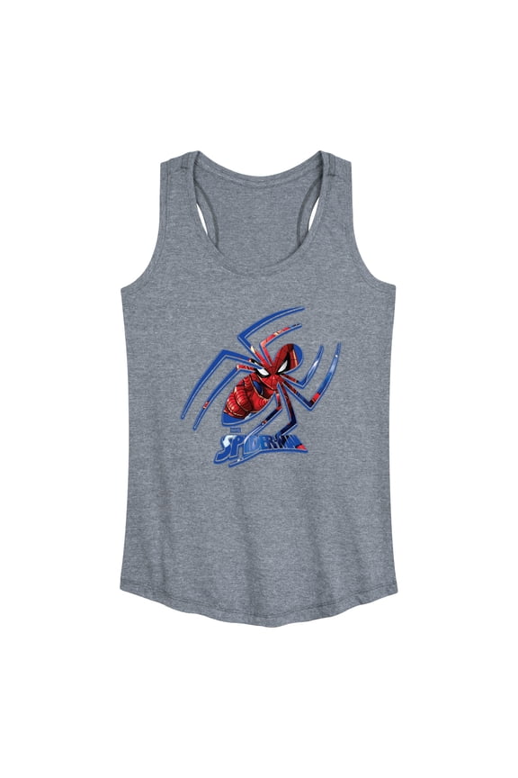 - Spider-Man Spider Logo - Women's Racerback Graphic Tank Top
