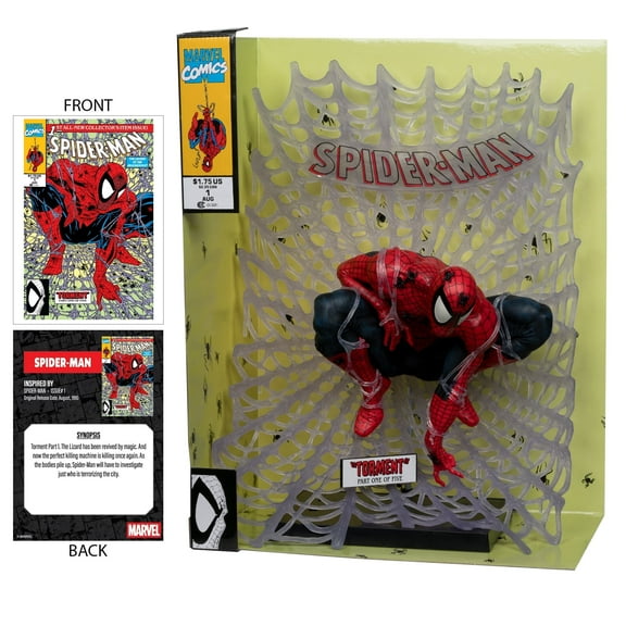 Marvel Spider-Man (Spider-Man #1) 1:6th Scale Collectible w/ Scene - McFarlane Toys