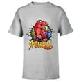 thumbnail image 1 of Marvel Spider-Man Spider-Rex Breaking Through - Short Sleeve T-Shirt for Kids - Customized-Athletic Heather, 1 of 5