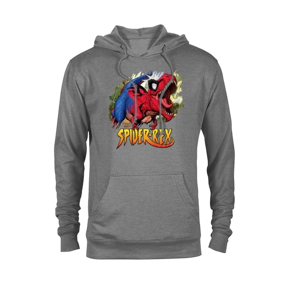 Marvel Spider-Man Spider-Rex Rip and Roar - Pullover Hoodie for Adults - Customized-Athletic Heather