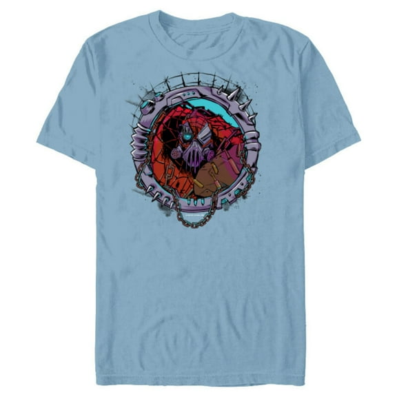 Marvel Spider-Man Spider-Verse Cyborg Spider-Woman Circle - Short Sleeve Blended T-Shirt for Adults - Customized-Ocean Blue
