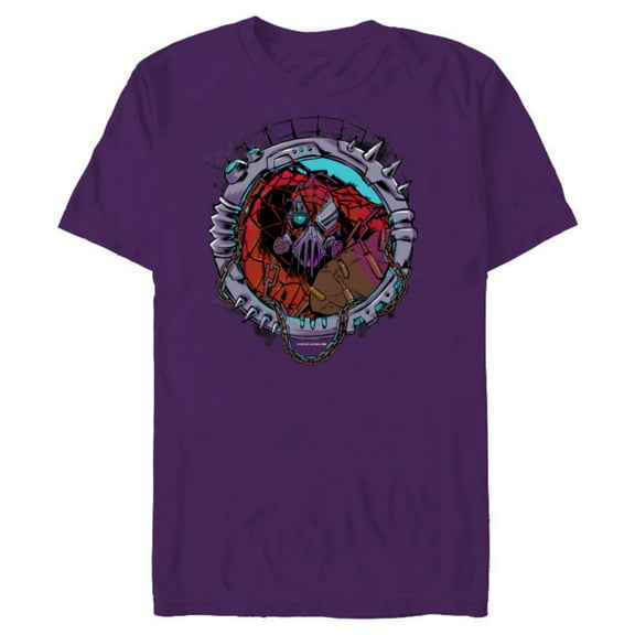 Marvel Spider-Man Spider-Verse Cyborg Spider-Woman Circle - Short Sleeve Blended T-Shirt for Adults - Customized-Purple