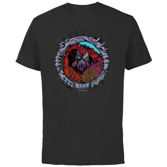 Marvel Spider-Man Spider-Verse Cyborg Spider-Woman Circle - Short Sleeve Cotton T-Shirt for Adults - Customized-Black