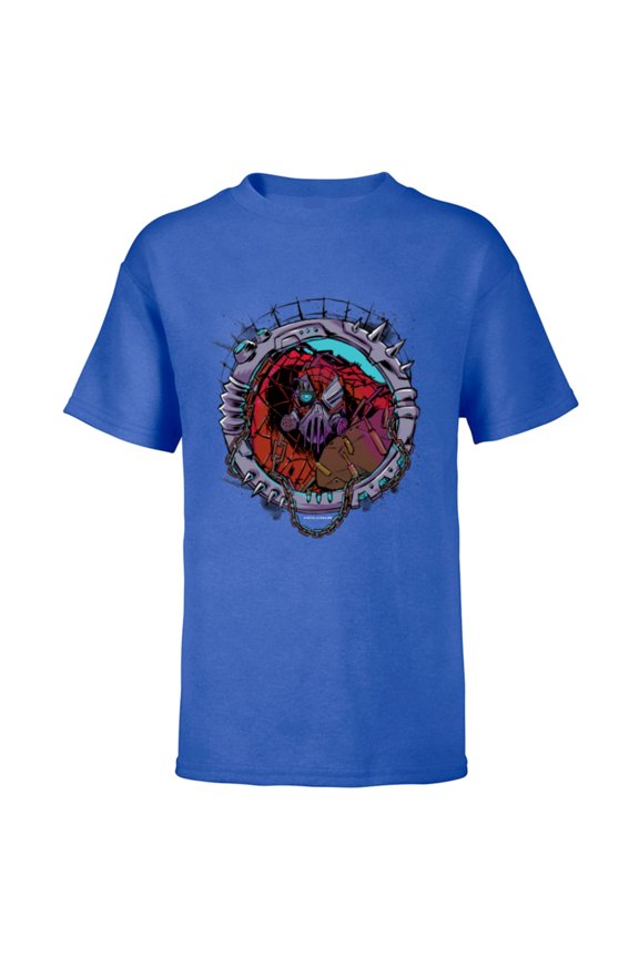Spider-Man Spider-Verse Cyborg Spider-Woman Circle - Short Sleeve T-Shirt for Kids - Customized-Royal