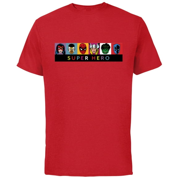 Marvel Spider-Man Spider-Woman Silver Age Heroes Super Hero - Short Sleeve Cotton T-Shirt for Adults - Customized-Red