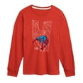 thumbnail image 1 of Marvel Spider-Man - Spidey 4Th Birthday - Toddler And Youth Long Sleeve Graphic T-Shirt, 1 of 5