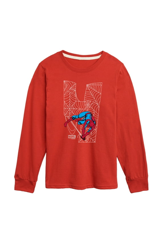 Spider-Man - Spidey 4Th Birthday - Toddler And Youth Long Sleeve Graphic T-Shirt