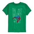 thumbnail image 1 of Marvel Spider-Man - Spidey 4Th Birthday - Toddler And Youth Short Sleeve Graphic T-Shirt, 1 of 5