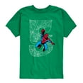 thumbnail image 1 of Marvel Spider-Man - Spidey 5Th Birthday - Toddler And Youth Short Sleeve Graphic T-Shirt, 1 of 5