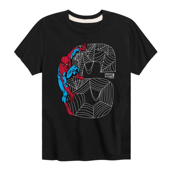 Marvel Spider-Man - Spidey 6Th Birthday - Toddler And Youth Short Sleeve Graphic T-Shirt