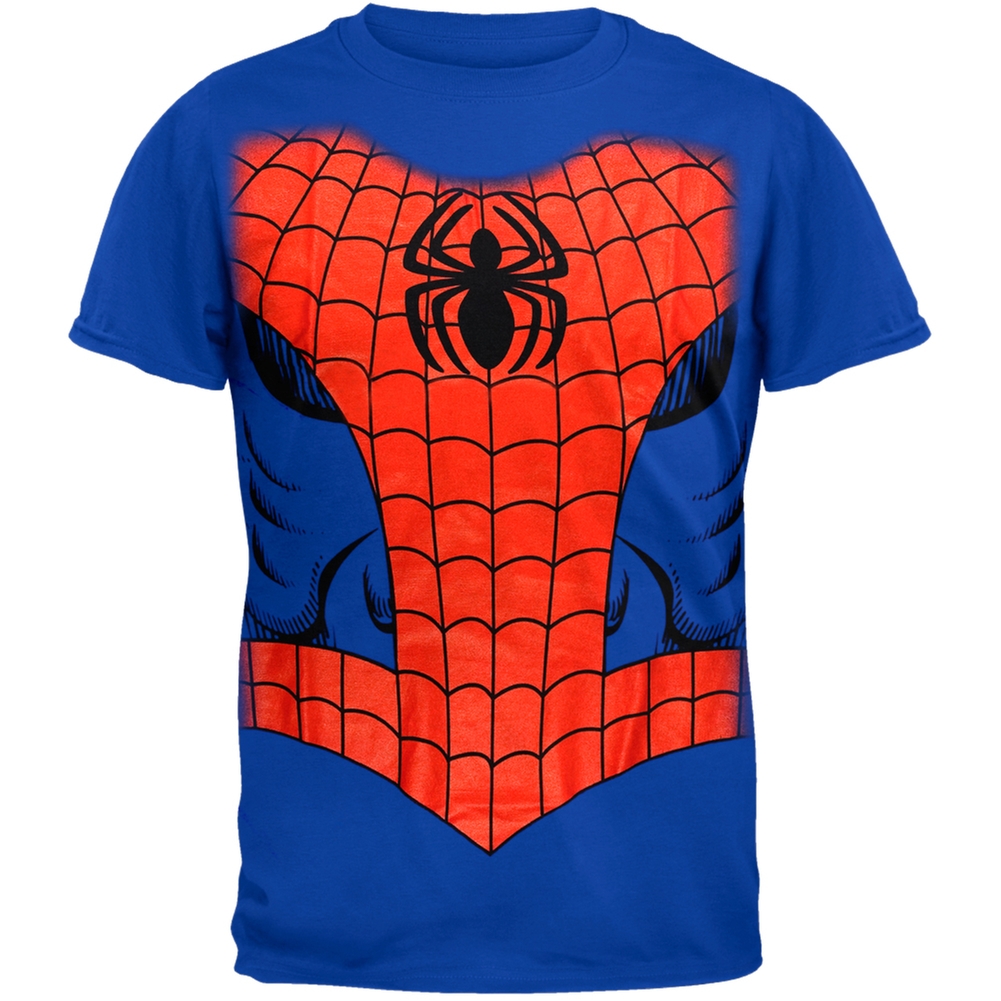 Marvel Spider-Man Spidey Costume Jumbo Men's Graphic Tee - image 1 of 5