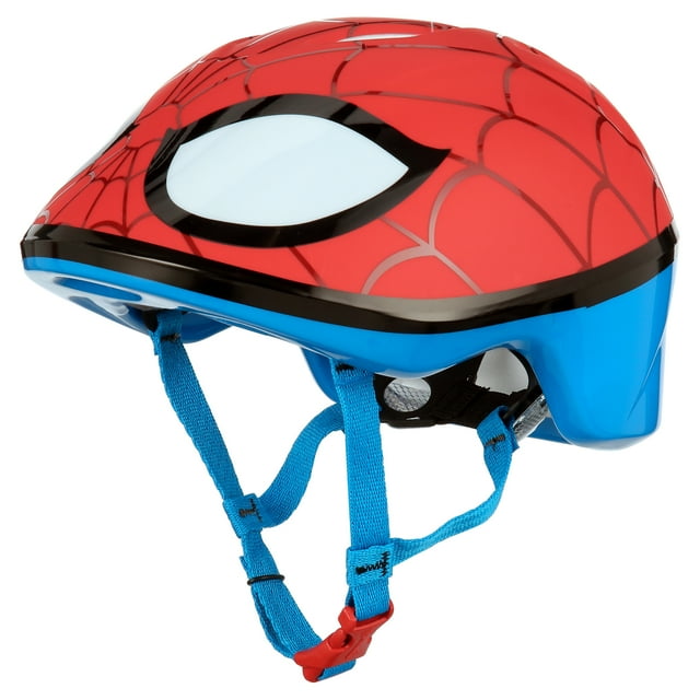 Marvel SpiderMan Spidey Eyes Bell Bike Helmet, Red, Toddler 3+ (48
