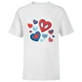thumbnail image 1 of Marvel Spider-Man Spidey Hearts Valentine's Day - Short Sleeve T-Shirt for Kids - Customized-White, 1 of 5